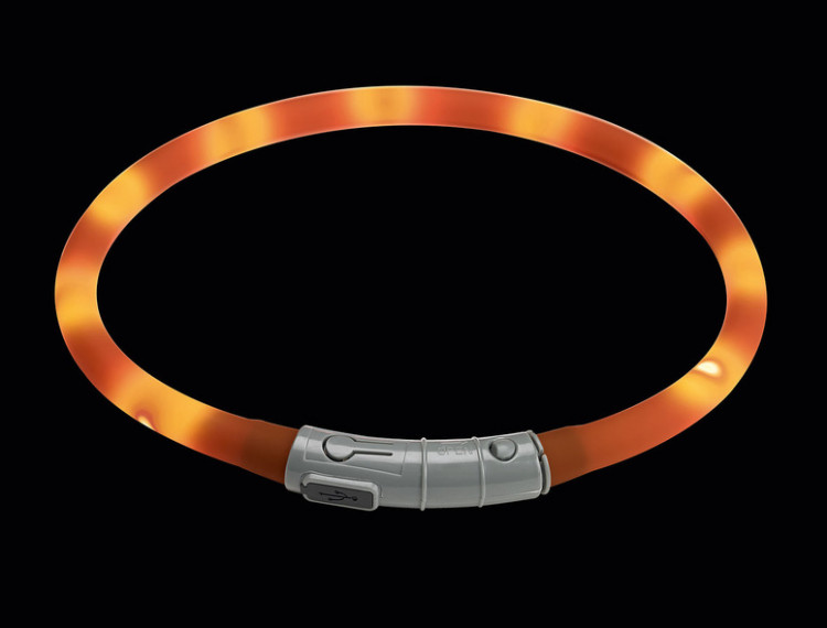 Hunter cветящийся шнурок на шею LED оранжевый 20-70 см