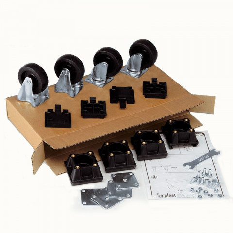 Ferplast L387 комплект колес для переноски Atlas Professional 71