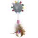 Nems игрушка для кошек светящаяся с перьями 23 см