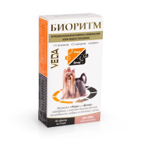 Veda Биоритм функциональный витаминно-минеральный корм для собак малых размеров- 48 шт х 0,5 г