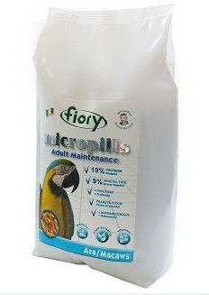 FIORY корм для попугаев Ара Micropills Ara/Macaws 1,4 кг