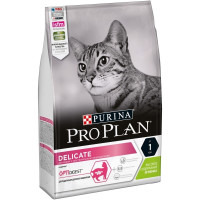 Сухой корм Purina Pro Plan Delicate для кошек с чувствительным пищеварением и привередливых к еде с ягненком - 3 кг