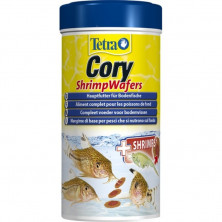 Корм-пластинки Tetra Cory Shrimp Wafers для сомиков-коридорасов с добавлением креветок - 100 мл 40 г