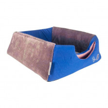 Rogz лежанка-домик для кошек, 300х410х410 мм, CUP01, синий