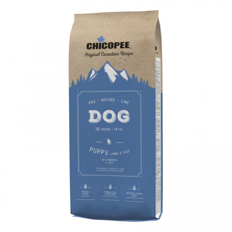 Chicopee Pro Nature Line Puppy Lamb and Rice сухой корм для щенков всех пород с ягненком и рисом - 20 кг