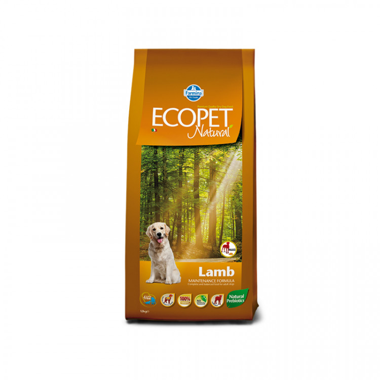 Farmina Ecopet Natural Lamb Maxi сухой корм для взрослых собак крупных пород с ягненком - 12 кг
