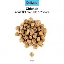 Dailycat Casual Line Adult Steri Lite Chicken корм для стерилизованных кошек с курицей 3 кг