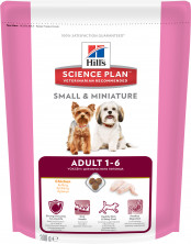 Hill's Science Plan Small & Miniature сухой корм для собак мелких и миниатюрных пород от 1 до 6 лет с курицей и индейкой - 300 гр