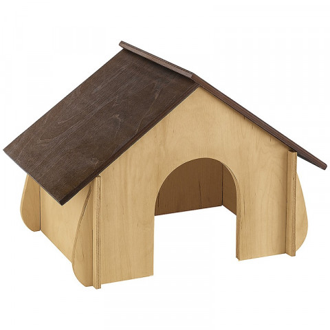 Деревянный домик Ferplast Sin 4650 для кроликов 27,4х41х23,6 см 1 ш