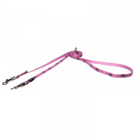 Поводок перестежка для собак ROGZ Yo Yo XS-8мм 2 м (Розовый HLM200X)