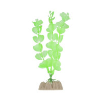 Glofish растение для аквариума пластиковое флуоресцентное зеленое 15-24 см