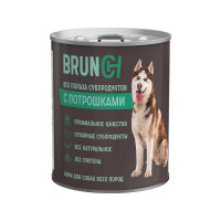 Brunch влажный корм для взрослых собак с потрошками в консервах - 850 г