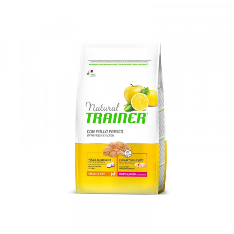 Trainer Natural Small and Toy Puppy and Junior для щенков и юниоров мелких и миниатюрных пород 800 гр