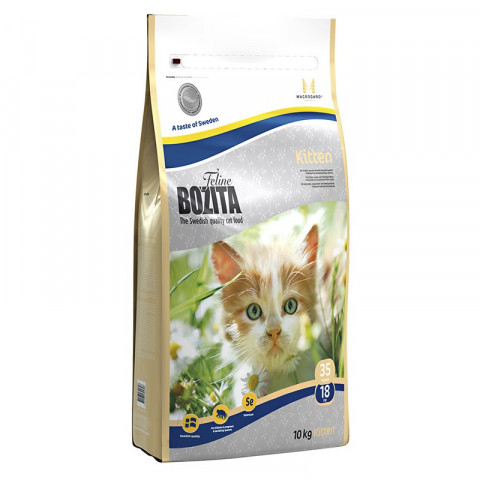 Bozita Feline Kitten сухой корм для котят, беременных и кормящих кошек с курицей - 10 кг