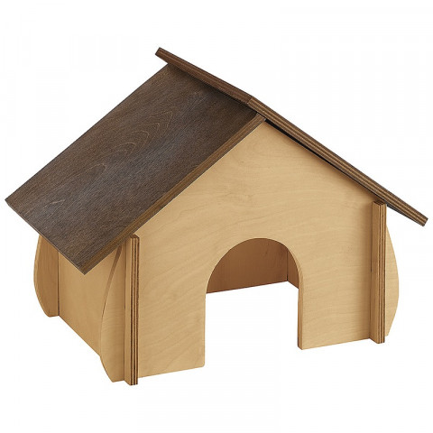 Деревянный домик Ferplast Sin 4649 для морских свинок 22х32,6х17,3 см 1 ш