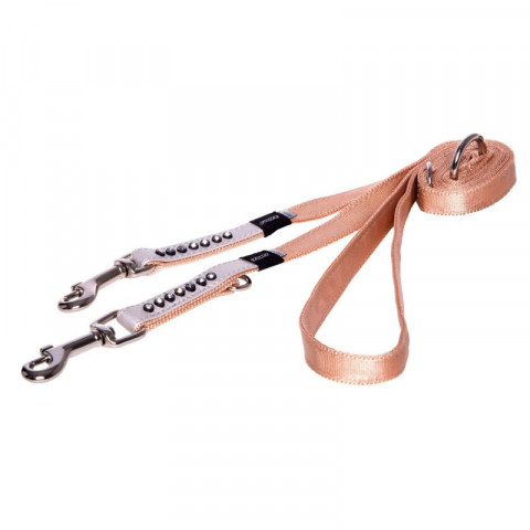 Поводок перестежка для собак ROGZ Luna M-16мм 2 м (Белый HLM503I)