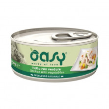 Oasy Wet dog Specialita Naturali Chicken Vegetables дополнительное питание для взрослых собак с курицей и овощами в консервах - 150 г (1 шт)
