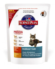 Hill's Science Plan Indoor Cat сухой корм для взрослых кошек, живущих в домашних условиях, с курицей - 300 гр