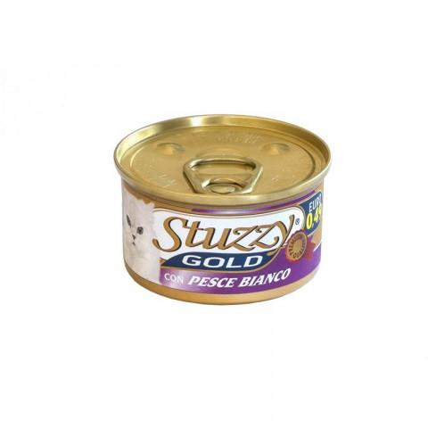Stuzzy Gold для кошек мусс из белой рыбой - 85 г