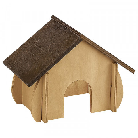 Деревянный домик Ferplast Sin 4648 для хомяков 13,8х19х9,6 см 1 ш