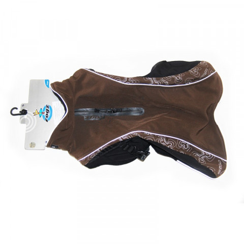 Rogz попона, длина спины собаки 40 см коричневая 1 ш