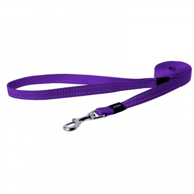 Поводок для собак ROGZ Utility M-16мм 1,4 м (Фиолетовый)