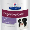 Влажный диетический корм для собак Hill's Prescription Diet i/d Low Fat Digestive Care при растройствах пищевания с низким содержанием жира, с курицей - 360 г