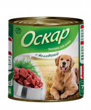 Оскар влажный корм для собак с телятиной - 750 г
