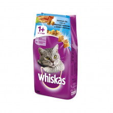 Whiskas сухой корм для взрослых кошек с паштетом из лосося - 1,9 кг