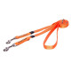 Поводок перестежка для собак ROGZ Luna M-16мм 2 м (Оранжевый HLM503D)