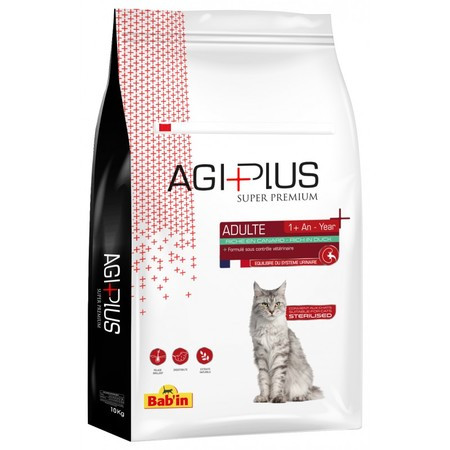 Babin Agi Plus adulte canard сухой корм для кошек и котов с мясом утки - 10 кг