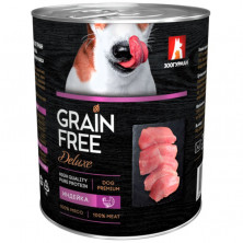 Зоогурман Grain Free Deluxe влажный корм для взрослых собак всех пород с индейкой - 350 г