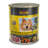Консервы Belcando Super Premium с курицей, уткой, пшеном и морковью для взрослых собак - 800 г