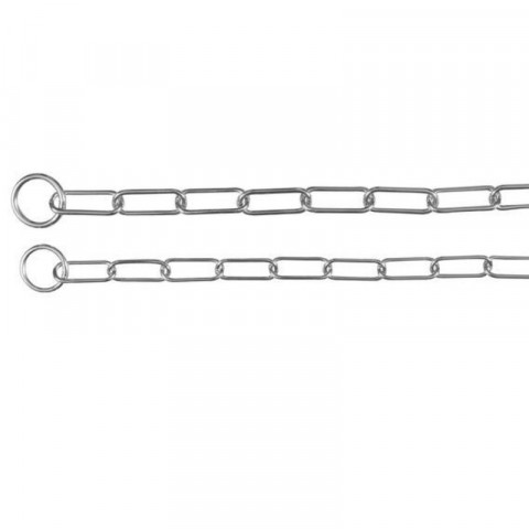 Цепь рывковая Trixie с крупным звеном для собак 72 см/4 мм