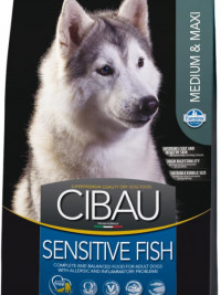для собак Farmina Cibau Sensitive Fish Medium & Maxi - 12 кг
