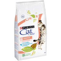 Purina Cat Chow Adult Sensitive для кошек для пищеварения с лососем и домашней птицей - 15 кг