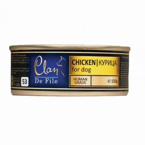 Консервы Clan De File для собак с курицей - 100 г
