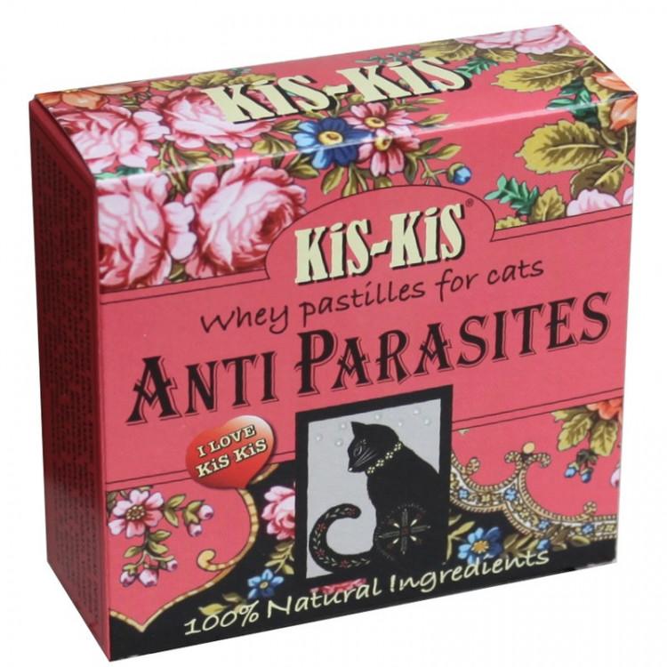 Таблетки KiS-KiS Pastils Anti-Parasitic против паразитов для кошек - 60 г
