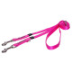 Поводок перестежка для собак ROGZ Luna M-16мм 2 м (Розовый HLM503K)