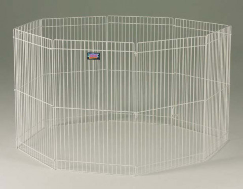 Midwest вольер 8 панелей белый 46х74h