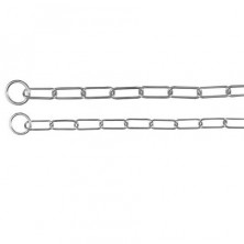 Цепь рывковая Trixie с крупным звеном для собак 77 см/4 мм