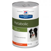 Влажный диетический корм для собак Hill's Prescription Diet Metabolic способствует снижению и контролю веса, с курицей - 370 г