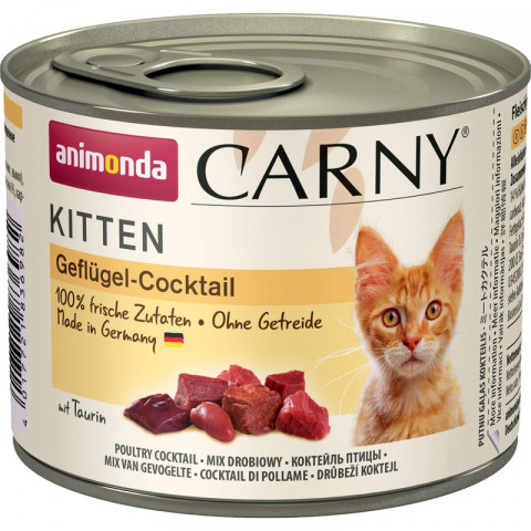 Animonda Консервы Carny Kitten коктейль из мяса птицы для котят - 200 г