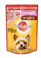 Pedigree Mini Lamb паучи для взрослых собак миниатюрных пород с ягненком - 85 г