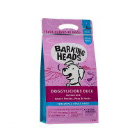 Сухой беззерновой корм Barking Heads Doggylicious Duck для взрослых собак мелких пород с уткой и бататом - 1,5 кг