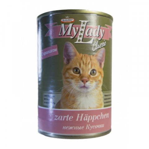Консервы Dr. Alder's My Lady Classic для взрослых кошек с крольчатиной 415 г