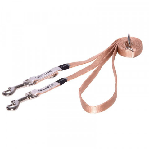 Поводок перестежка для собак ROGZ Luna S-13мм 2 м (Белый HLM501I)