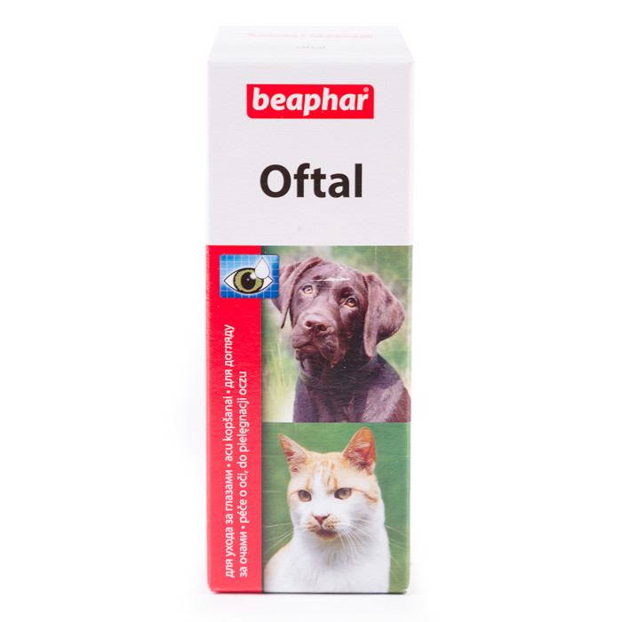 Beaphar Oftal Лосьон для ухода за глазами у кошек и собак 50 мл