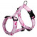 Шлейка Trixie для собак 40-65 см/20 мм нейлоновая розовая с сердцами