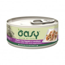 Oasy Wet dog Specialita Naturali Chicken Liver Vegetables дополнительное питание для взрослых собак с курицей, печенью и овощами в консервах - 150 г (1 шт)